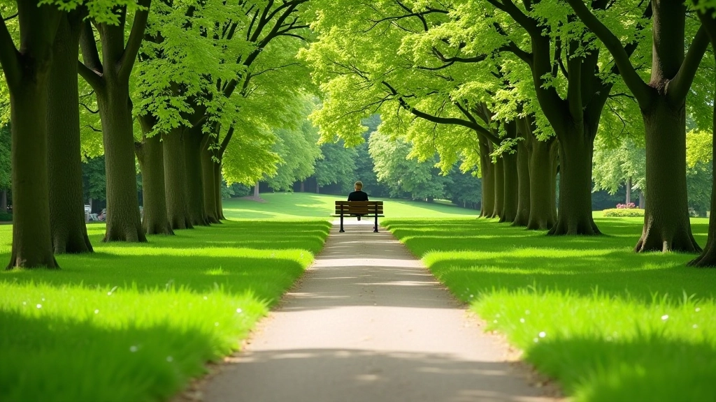 Groene ruimtes voor mindfulness